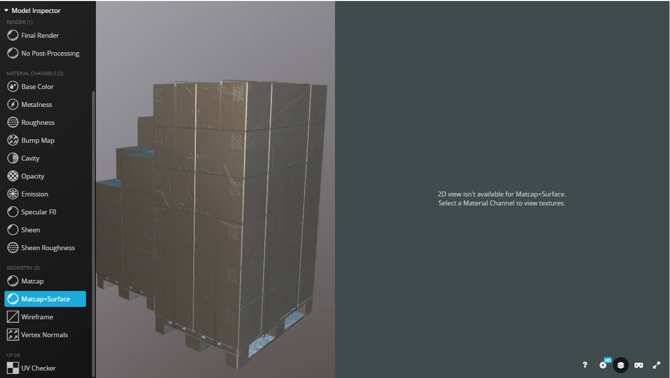 Pallets With Boxex - 3D Model by C-MES