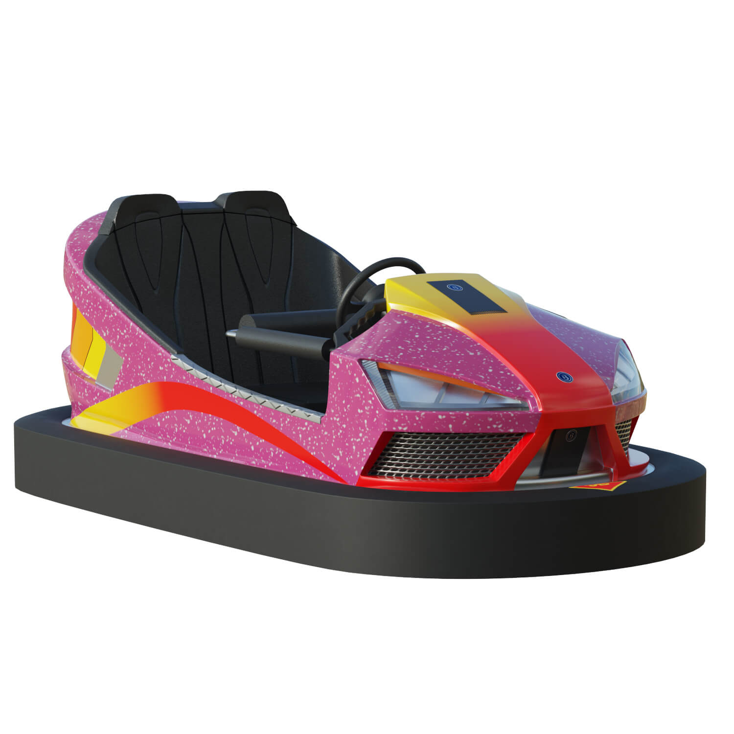 Bumper Car Pink - 3D Model by Cactus3D