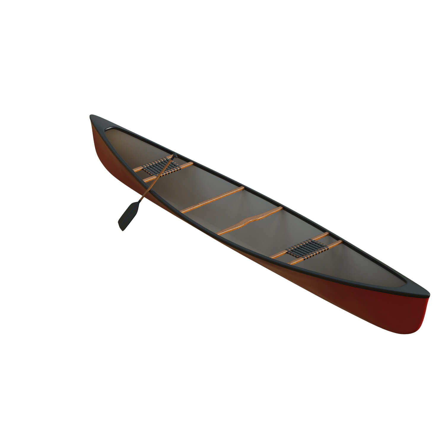 Canoe Boat game ready 3D Model by Cactus3D