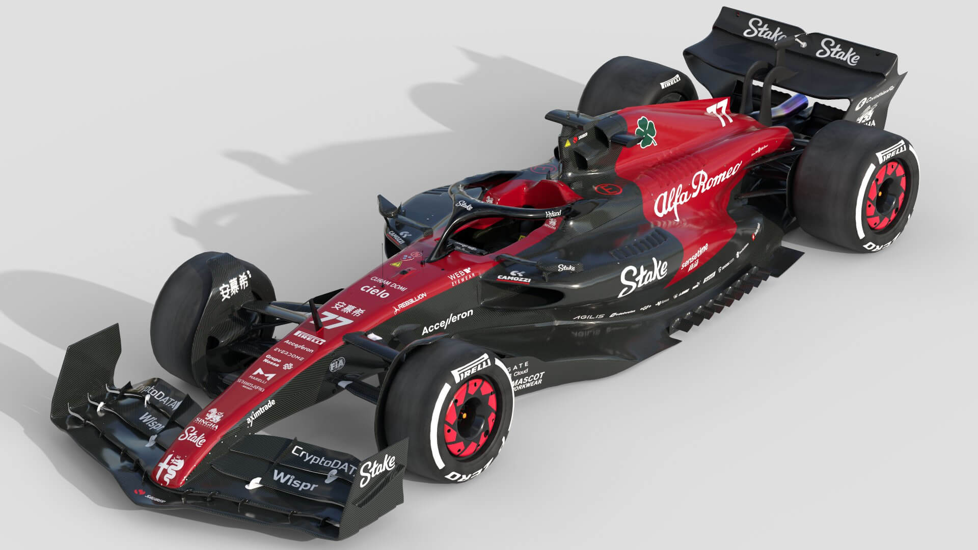 F1 Alfa Romeo C43 2023 - 3D Model by Cactus3D