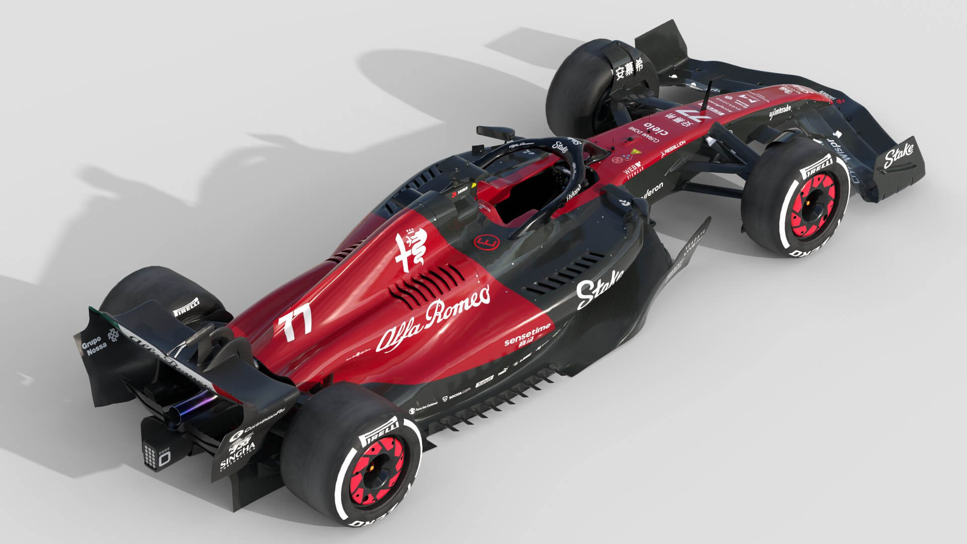 F1 Alfa Romeo C43 2023 - 3D Model by Cactus3D