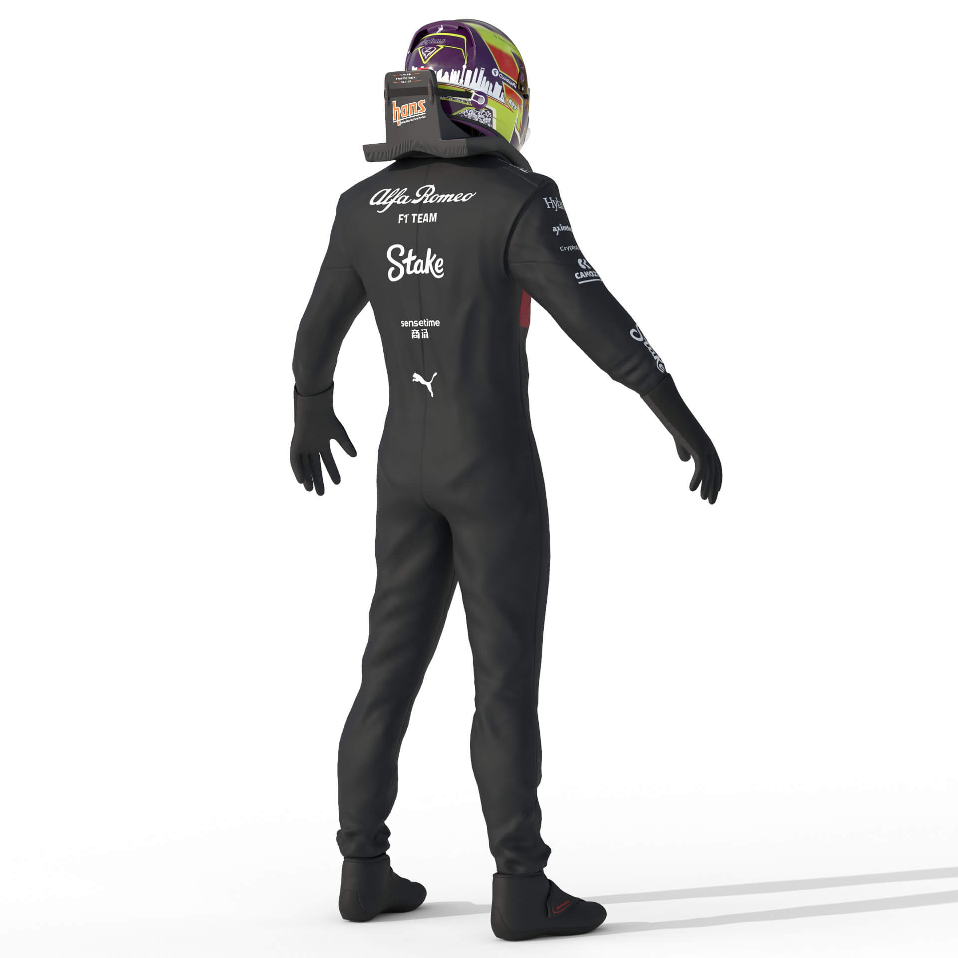 F1 Alfa Romeo Suit 2023 - 3D Model by Cactus3D
