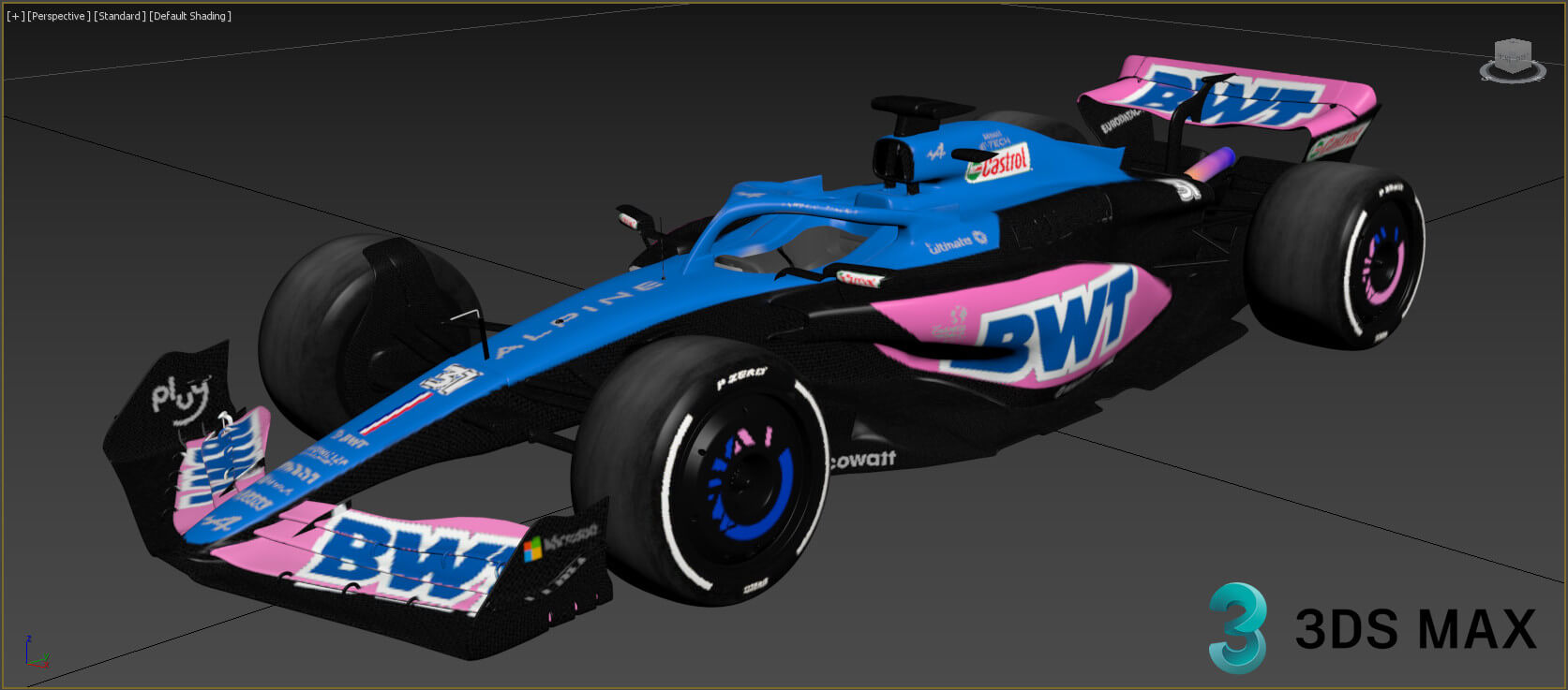 Volant Alpine A523 F1 2023 – HC Models échelle 1/2 – Résine – Précommande/neuf