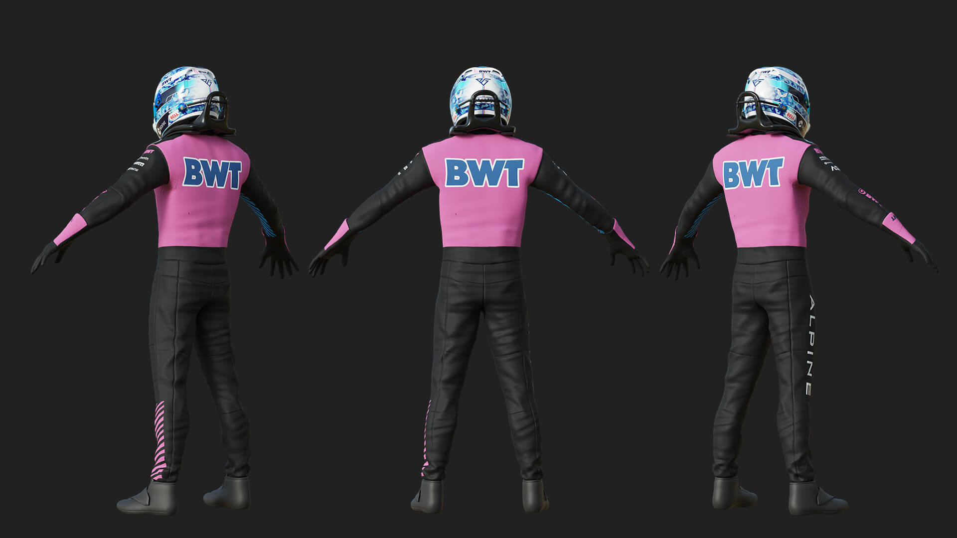 F1 Alpine Racing Suit 2025 - 3D Model by Cactus3D