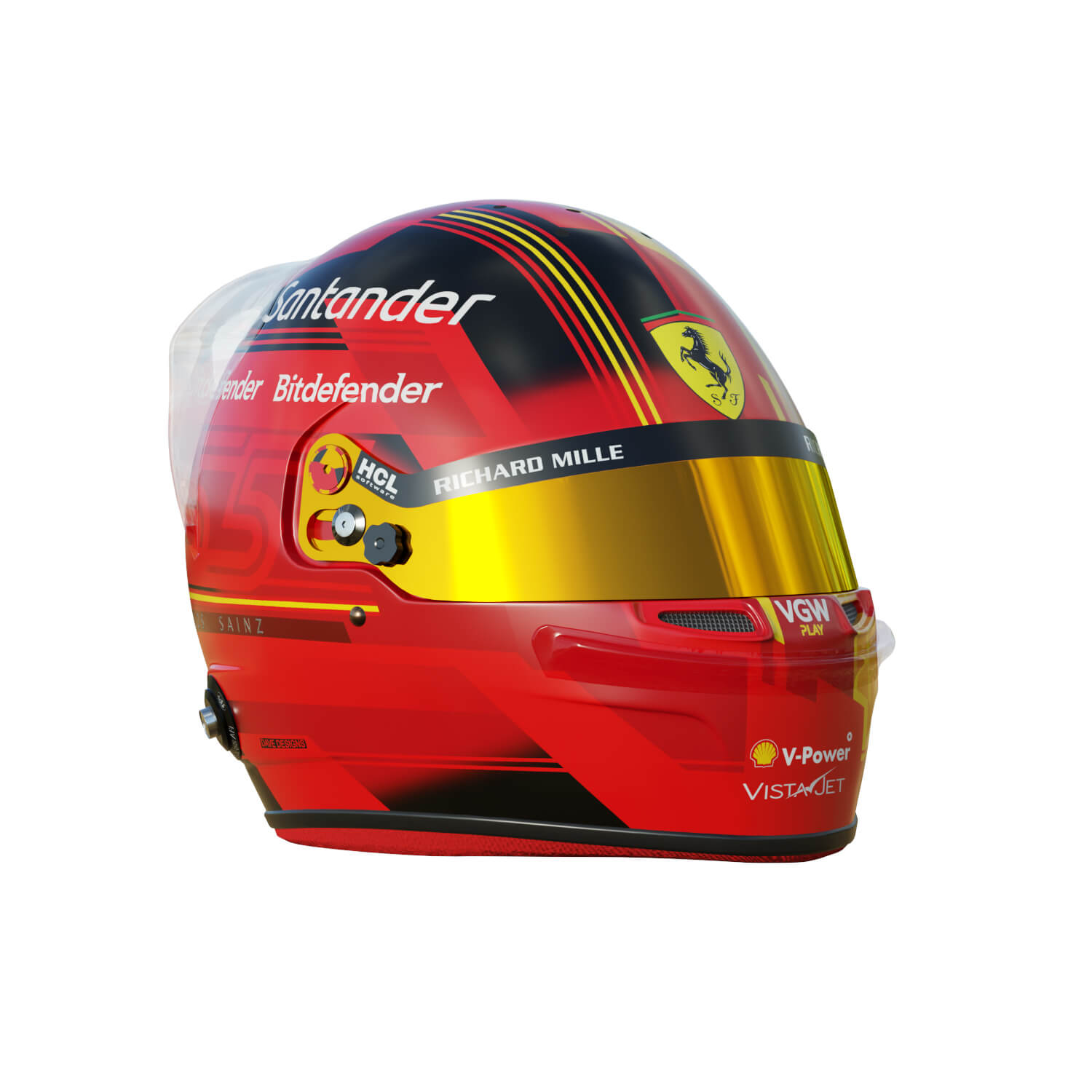 Casque De Pilote F1 Carlos Sainz 1/2 - Schubert - Édition Eifel 2020