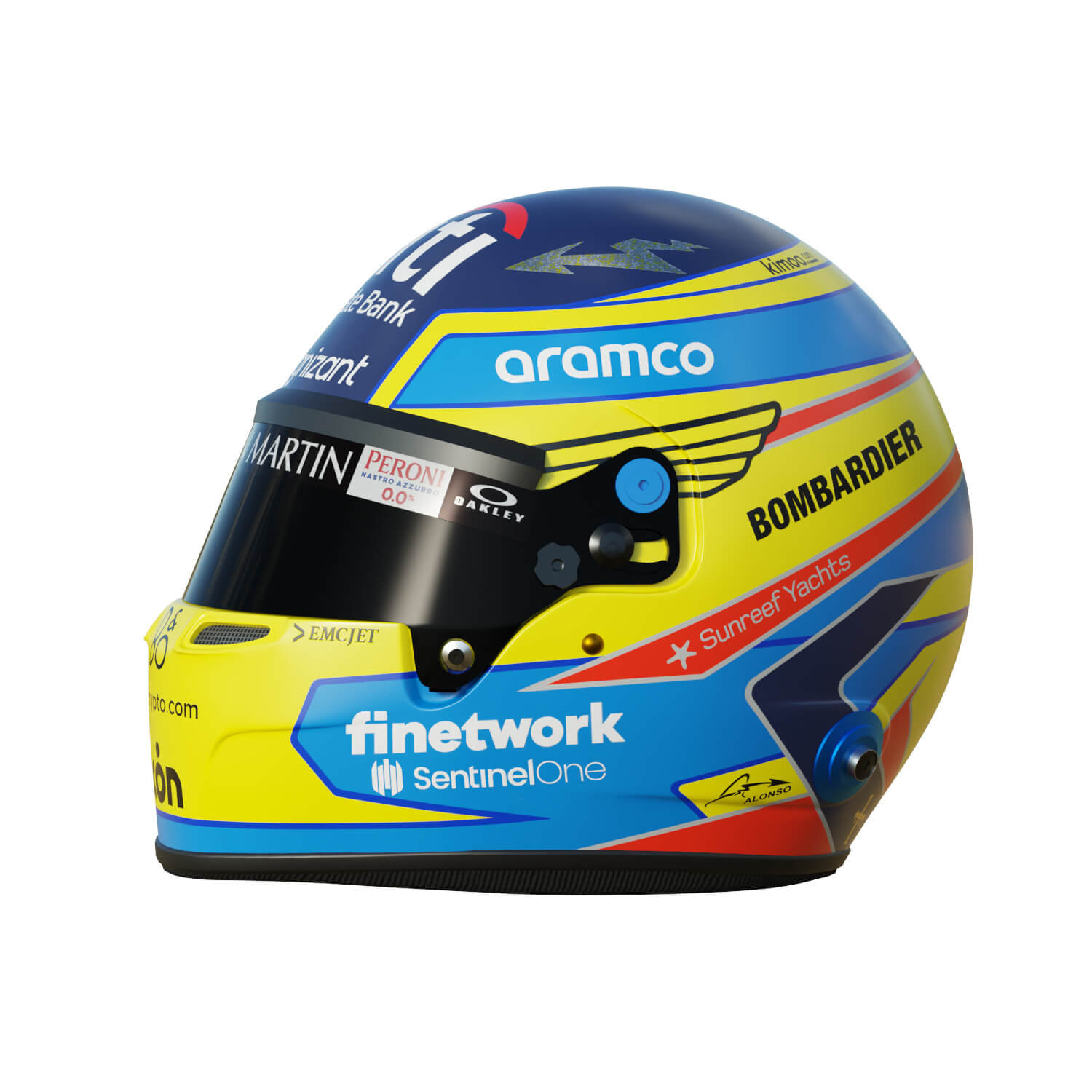 F1 Aston Martin Helmets 2023 by Cactus3D
