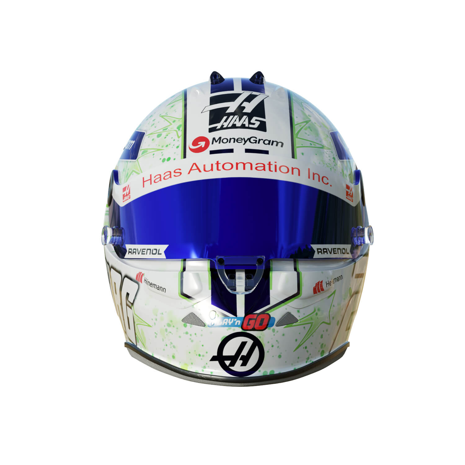 Renault - Nico Hulkenberg - 2017 - Casque à l'échelle 1/2