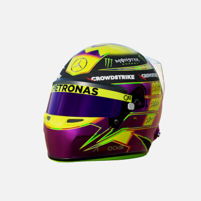 F1 Lewis Hamilton Helmet 2023 - 3D Model by Cactus3D