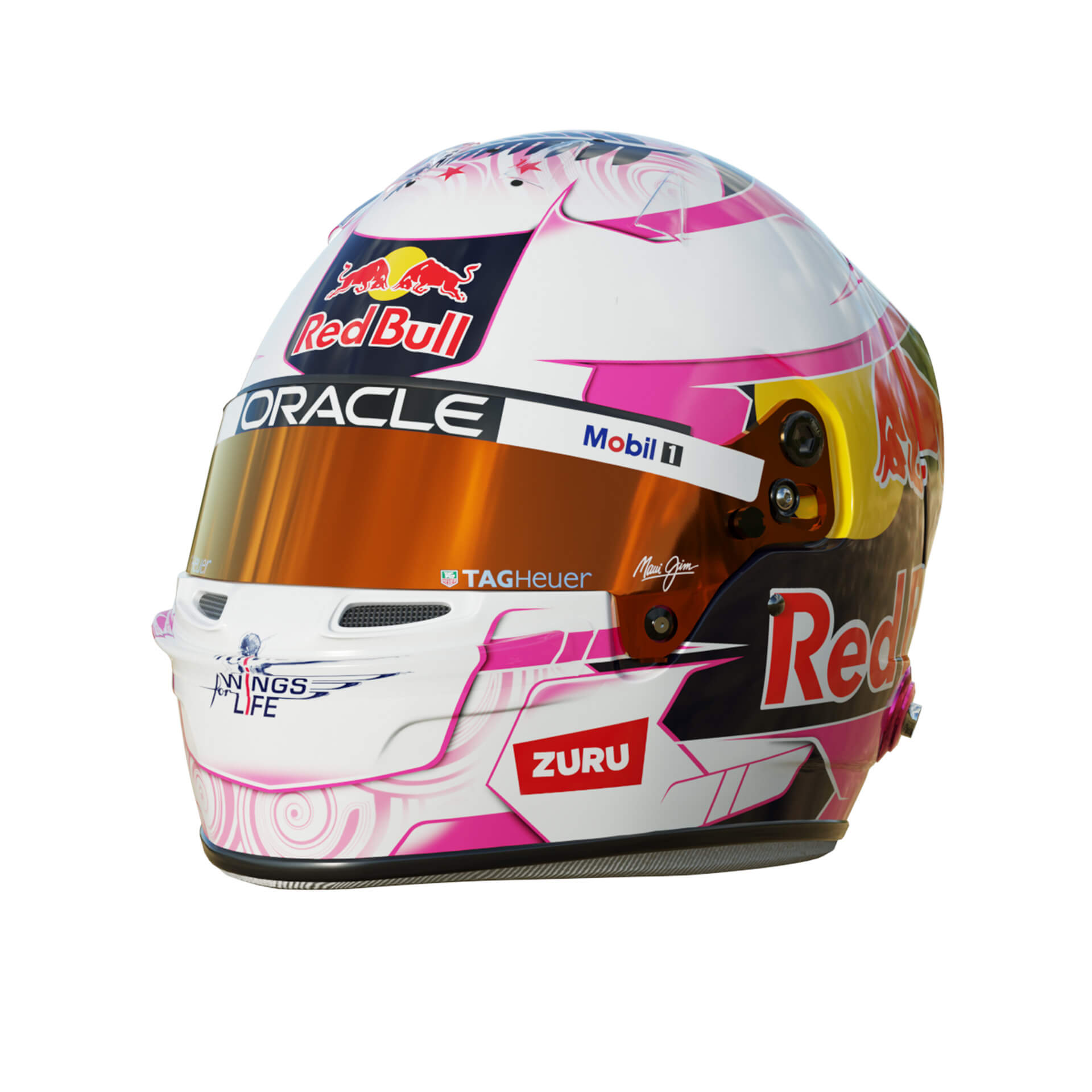 F1 Liam Lawson Helmet 2025 3D Model By Cactus3D F1 Liam Lawson Helmet 2025 3D Model By Cactus3D