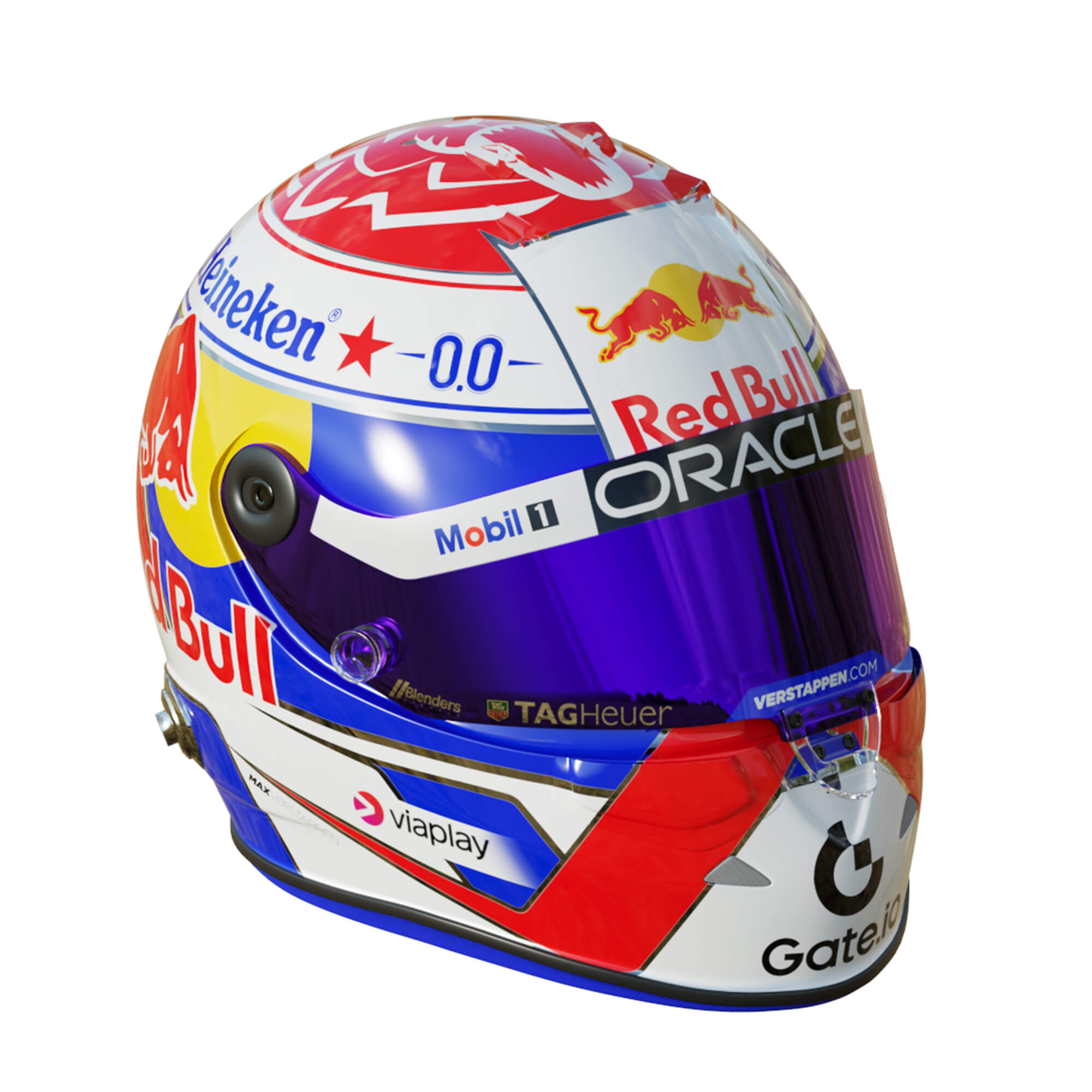 F1 Max Verstappen Helmet 2025 3d Model By Cactus3d