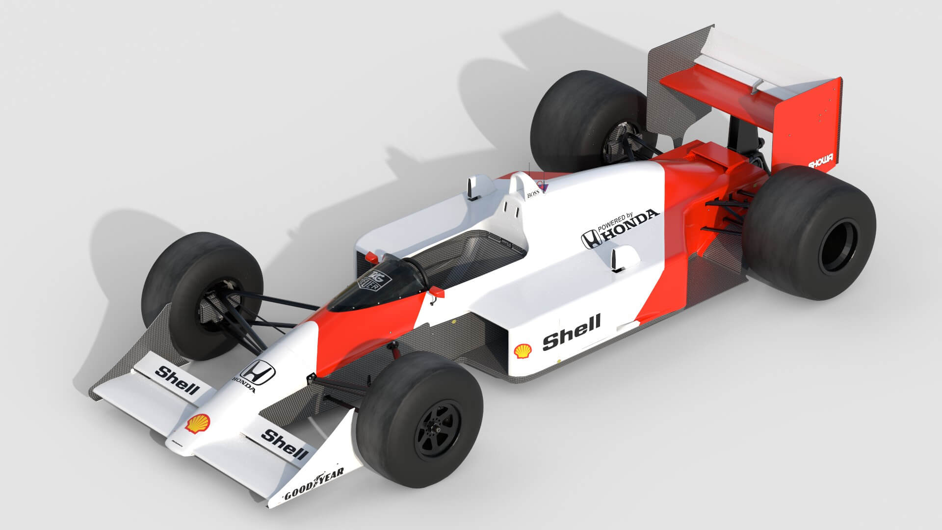 F1 McLaren MP4/4 1988 - 3D Model by Cactus3D