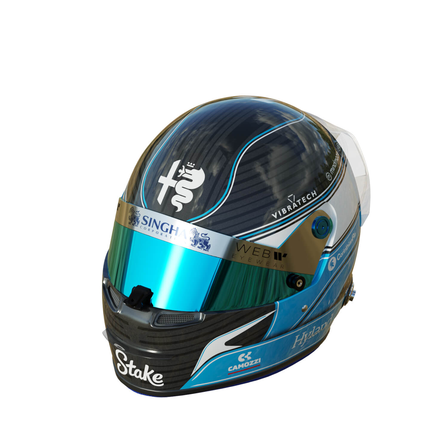 SPARK-MODEL 5HF156 Embrayage Helmet - Casque F1 Valtteri