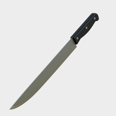 Kitchen Knife - 3D Model by Cactus3D
