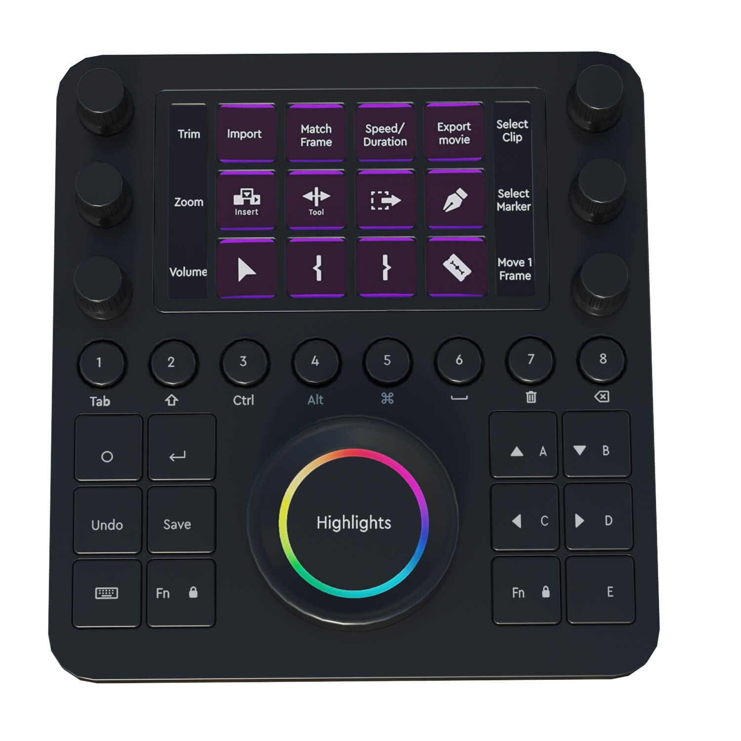 Decksaver Copertura LE per Loupedeck CT - Coperchio Protettivo in Policarbonato Super Resistente di Colore Chiaro Affumicato, Prodotto nel Regno Unito