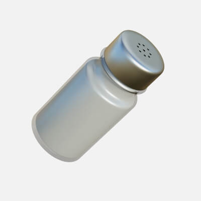 Salt Shaker PBR - 3D Model by Cactus3D