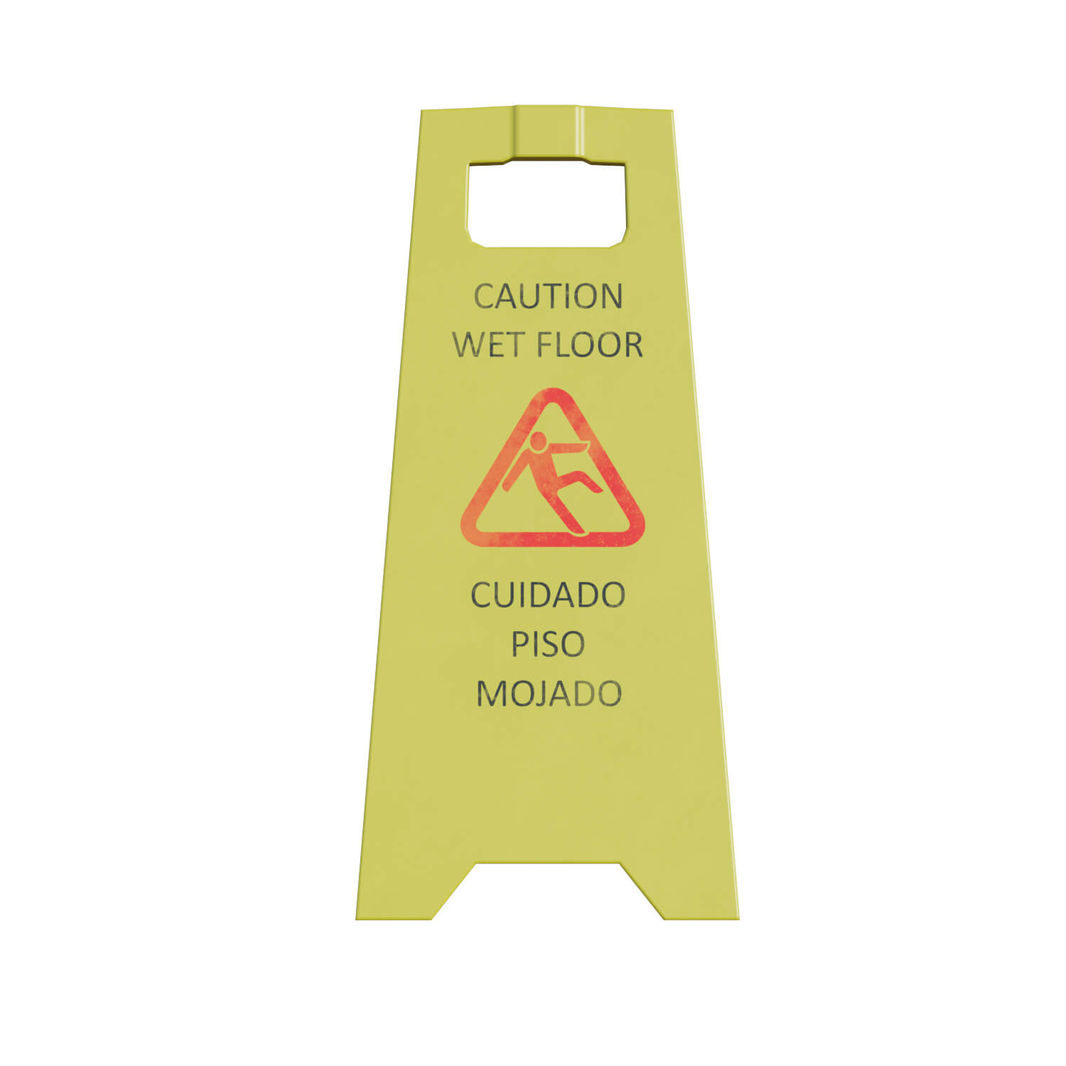 Wet Floor Sign 3D Model by Cactus3D