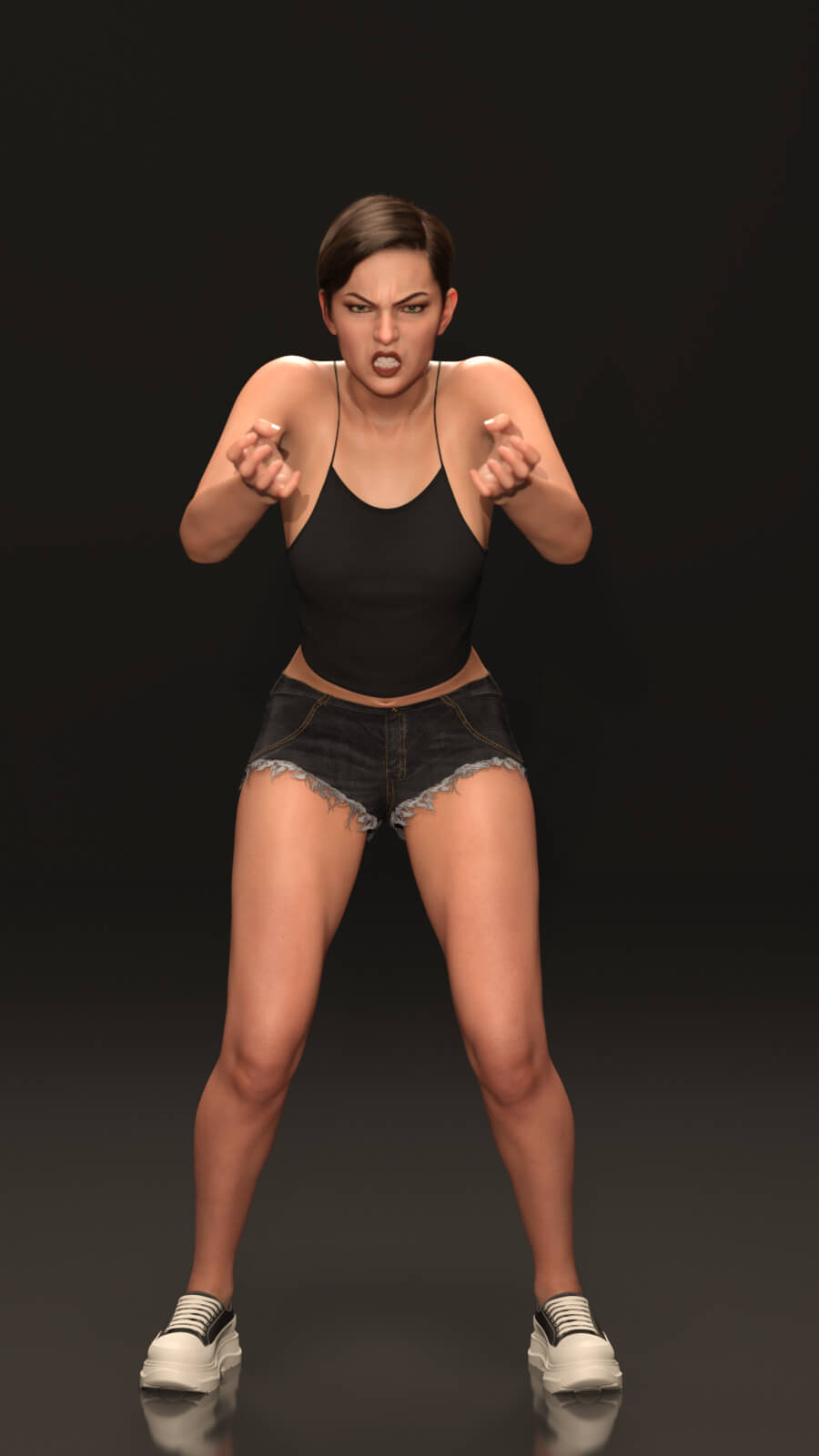 Csr - Angry Woman Poses for G8F and G9 Daz Content by CaesarTheGreat