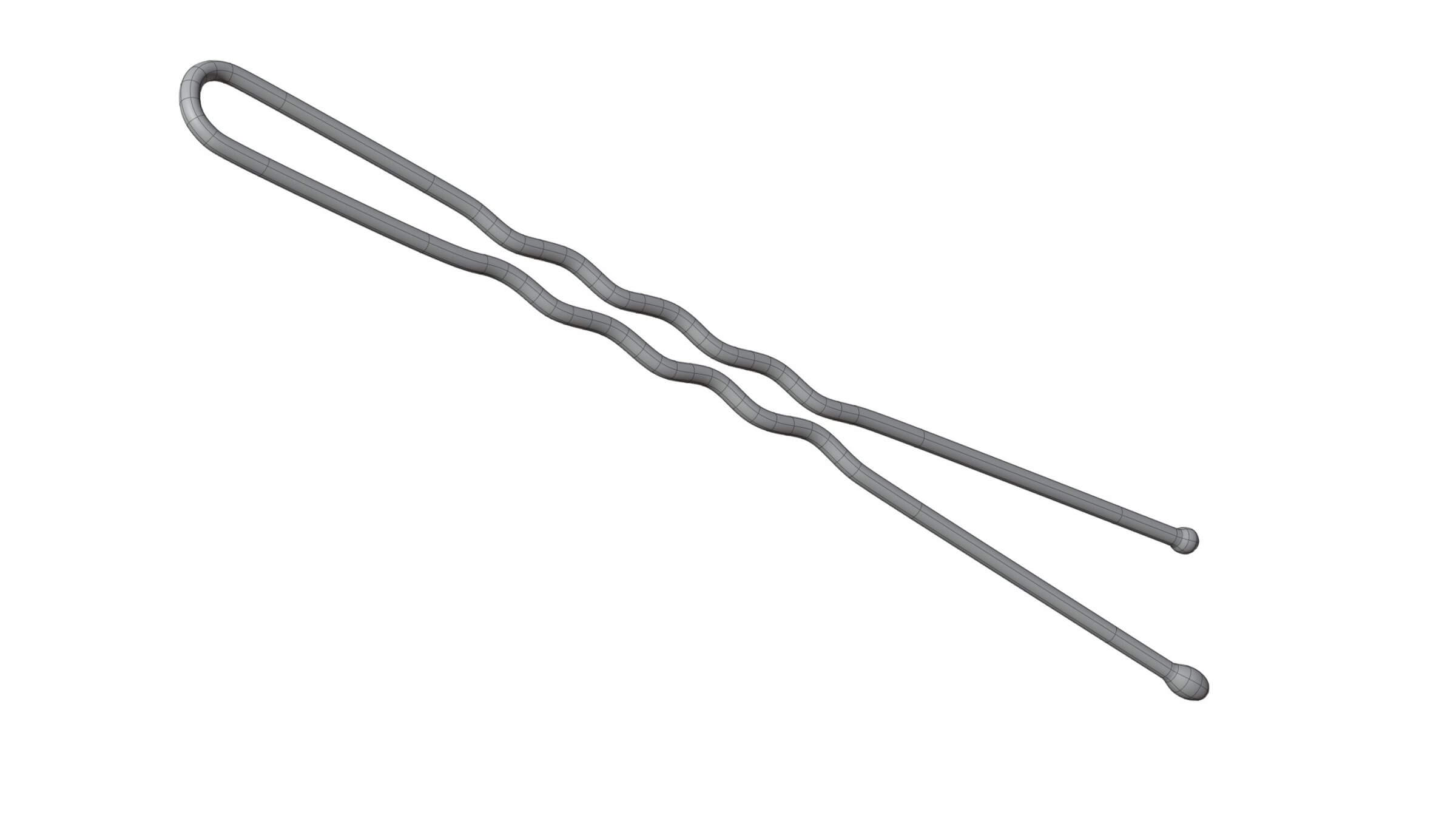 Bobby Pin 3D Model by cagatay_cetin