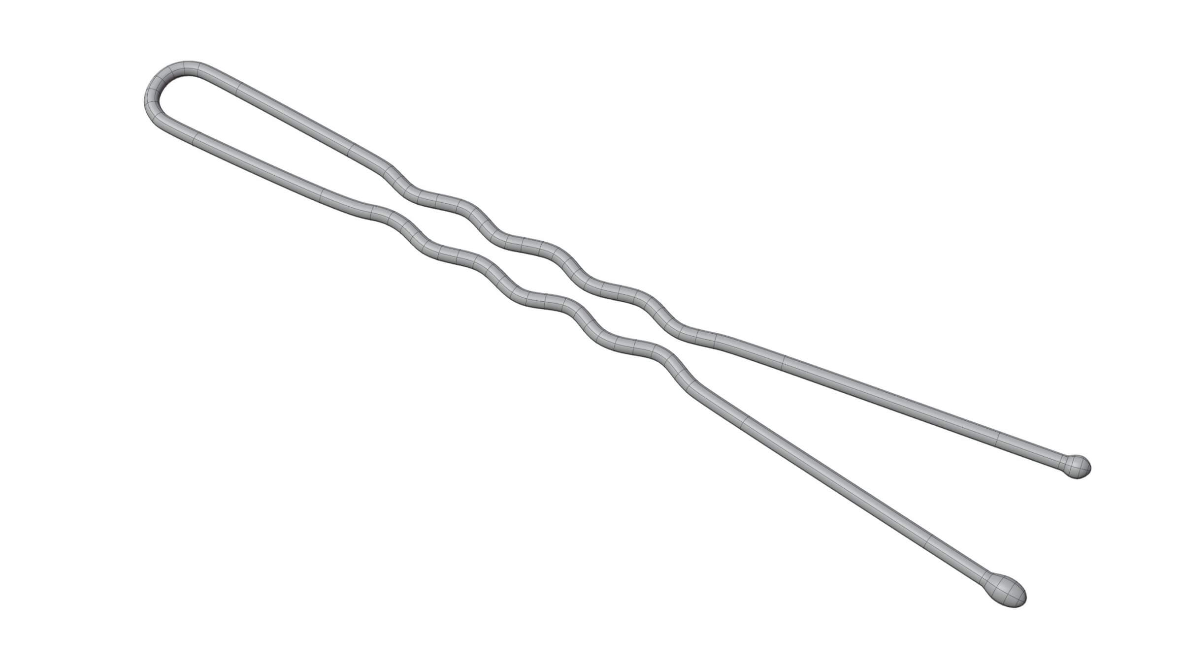Bobby Pin 3D Model by cagatay_cetin