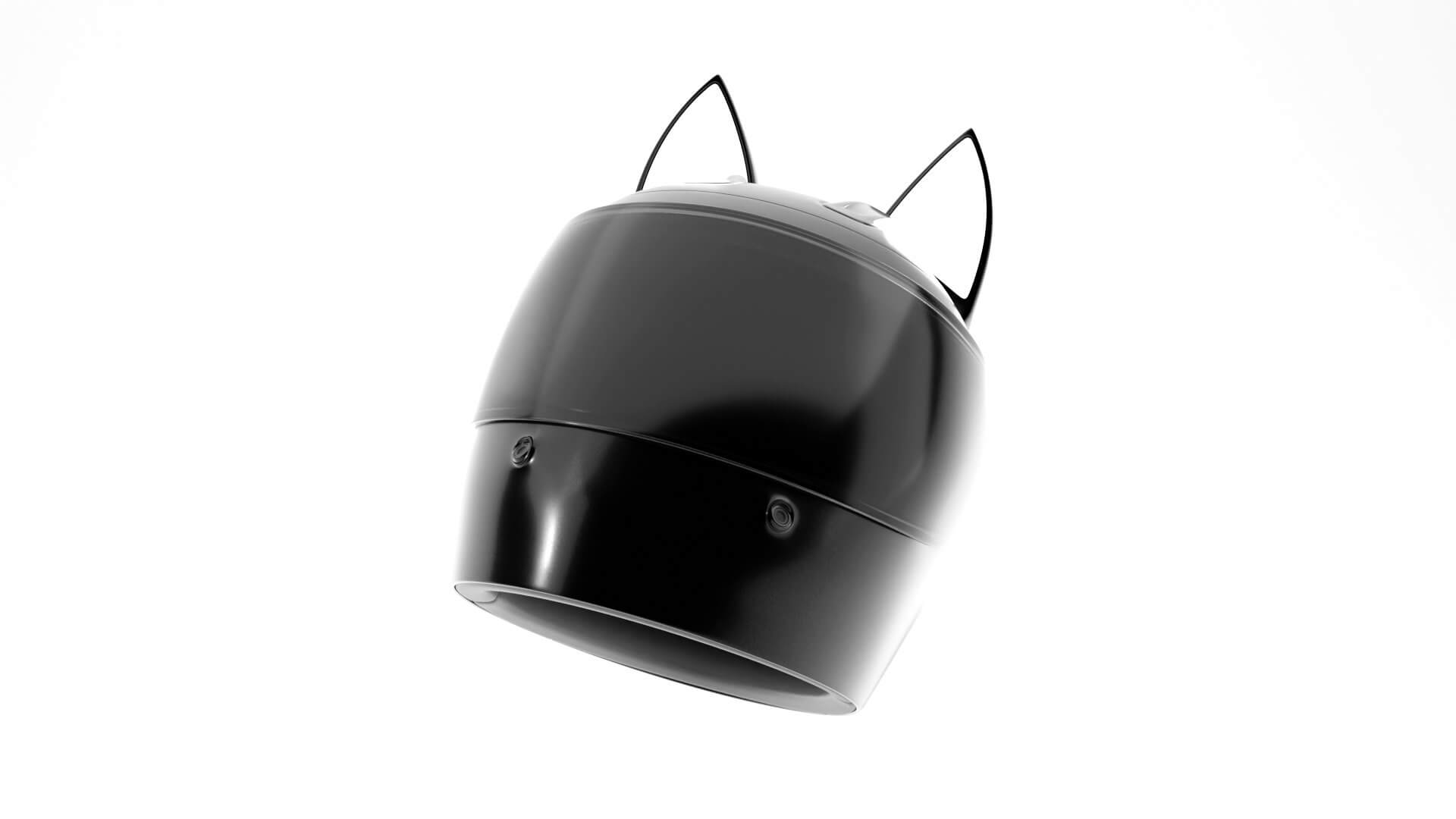 Cat Ear Helmet 3D Model by cagatay_cetin