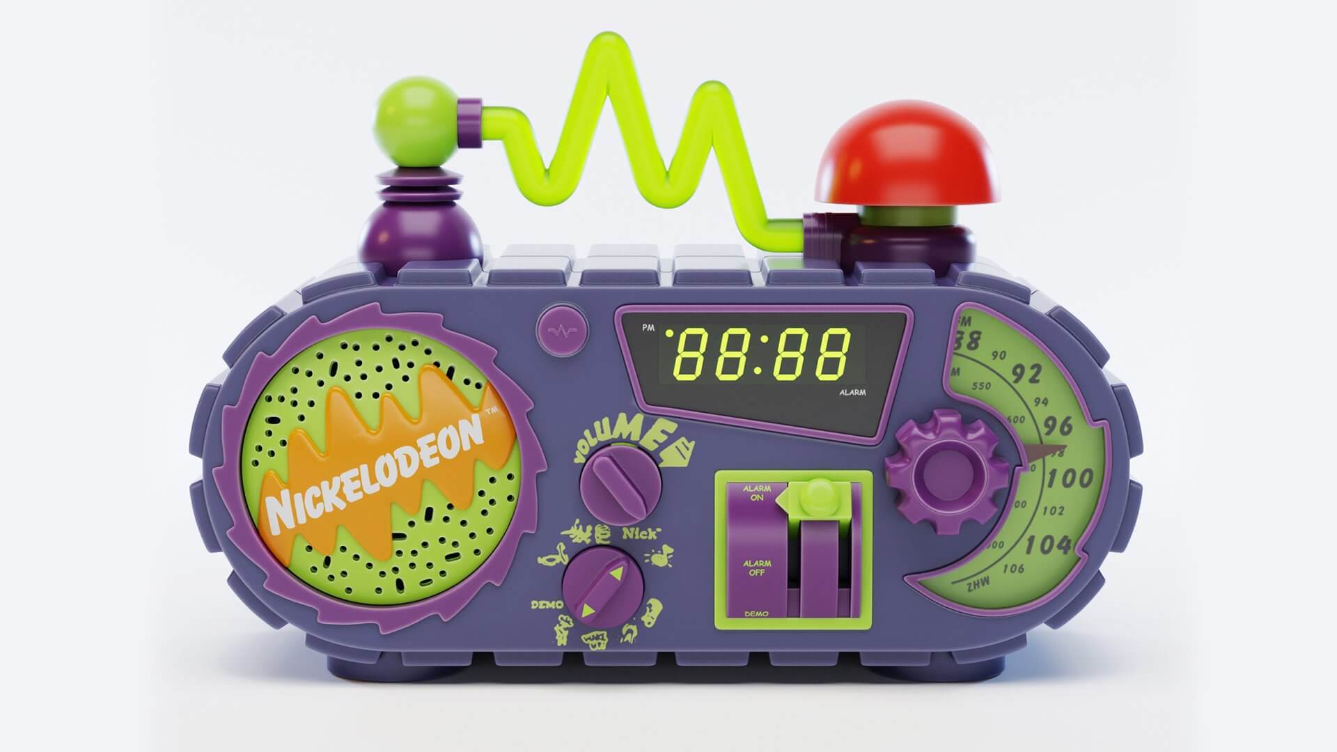 Nickelodeon Time Blaster Alarm Clock Radio 3D Model by cagatay_cetin
