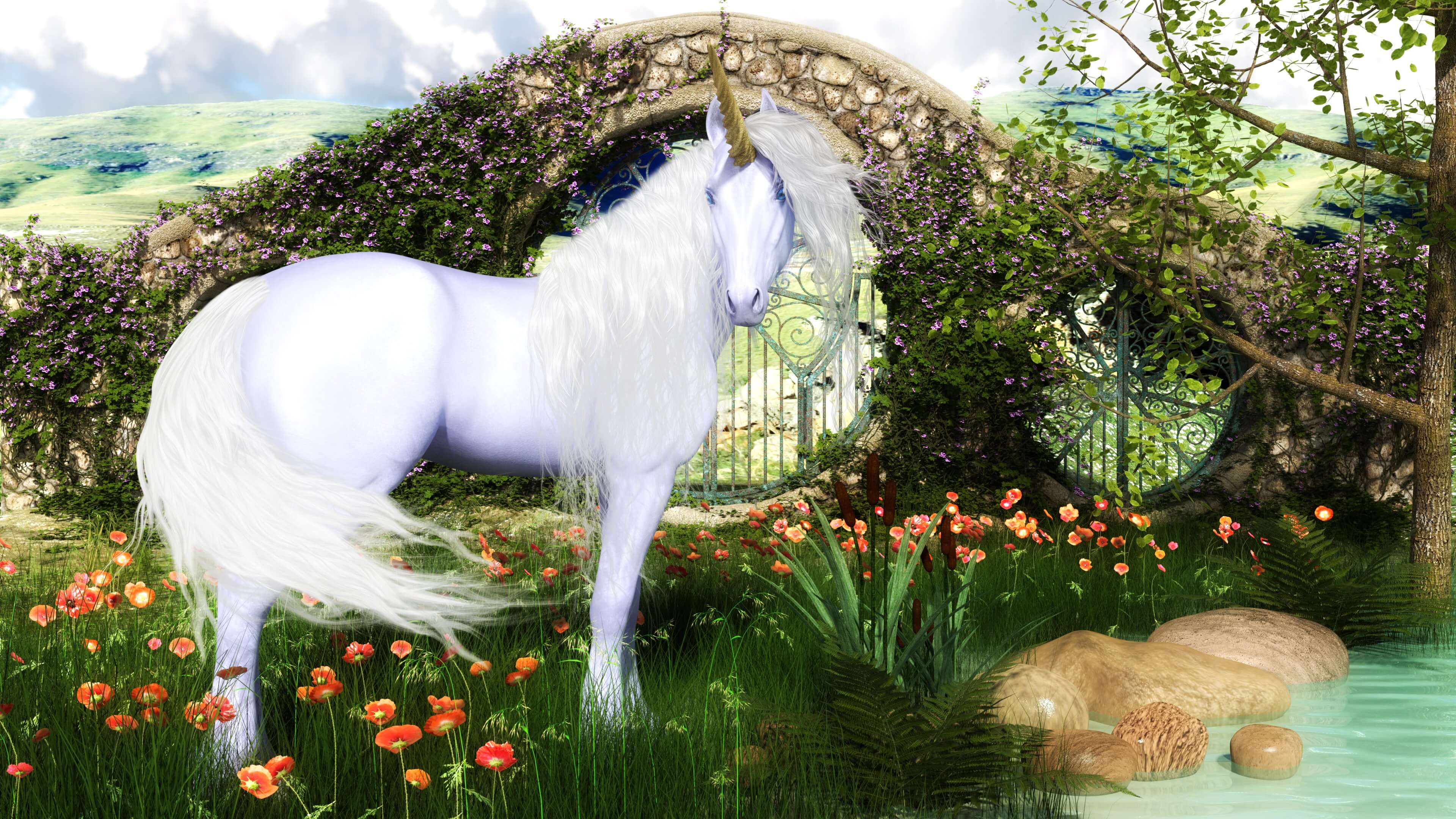 The Gate 3D Render, Digital Art by Calico