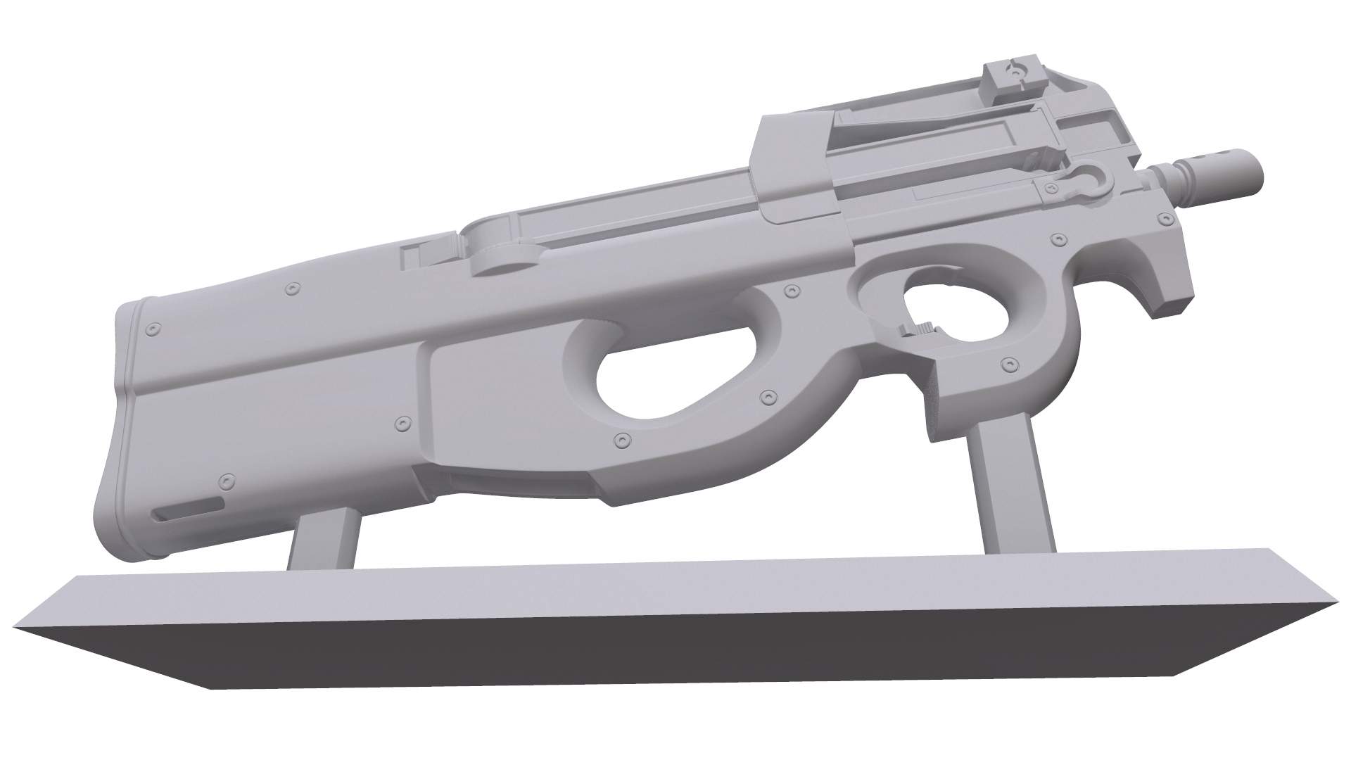 FN P90 Statuette Print Ready 3D Model