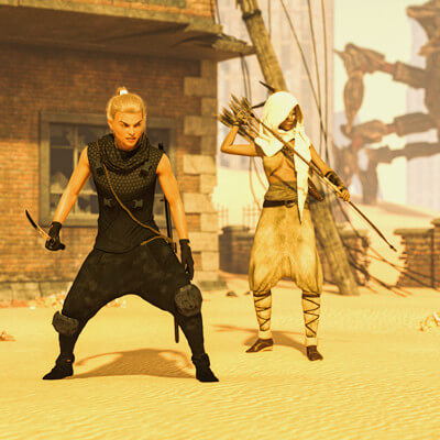 Two Warriors Got Lost in The Desert