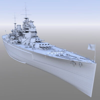 Battleship HMS Prince of Wales