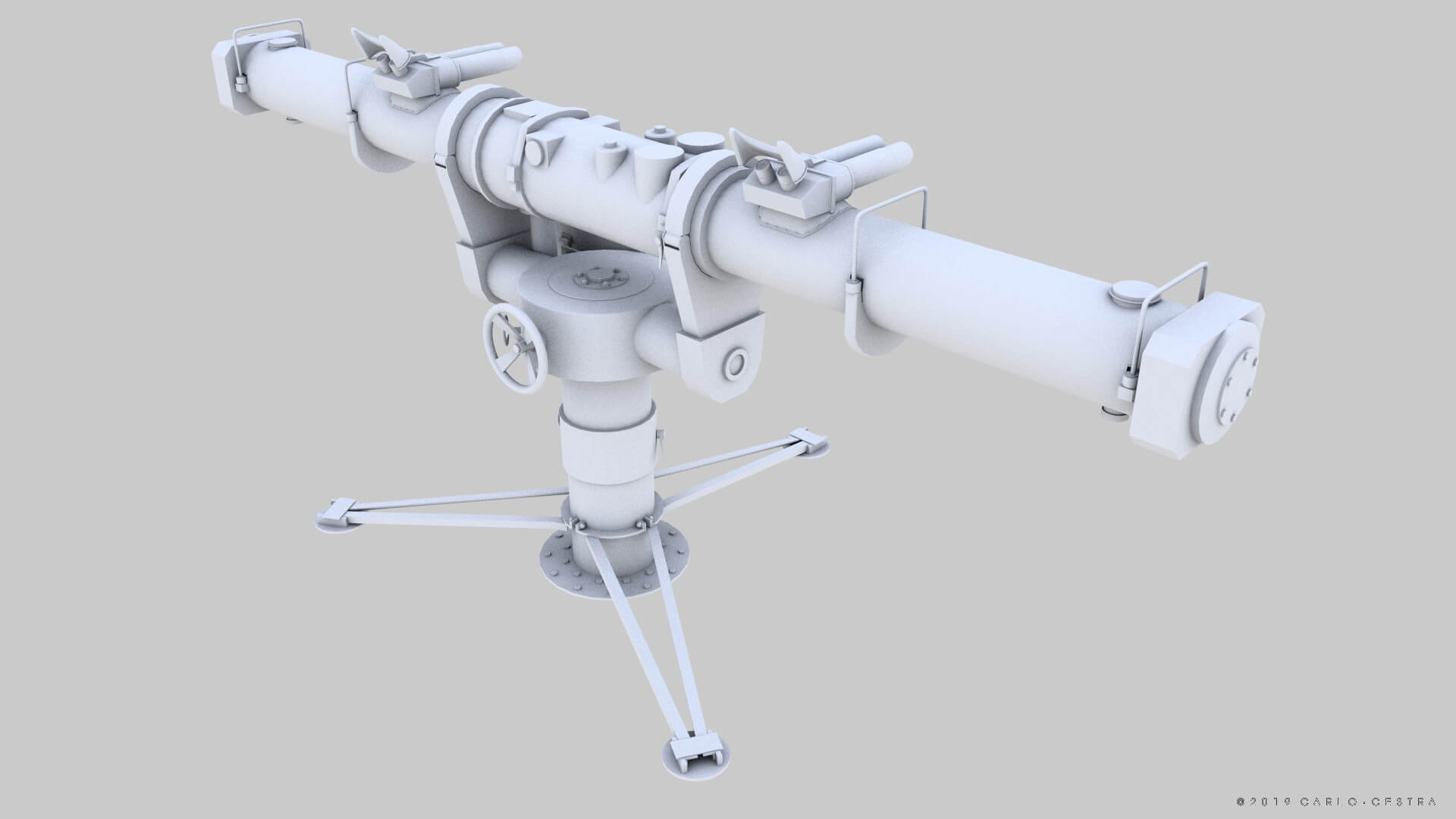 Coincidence Rangefinder 3D Model by Carlo Cestra