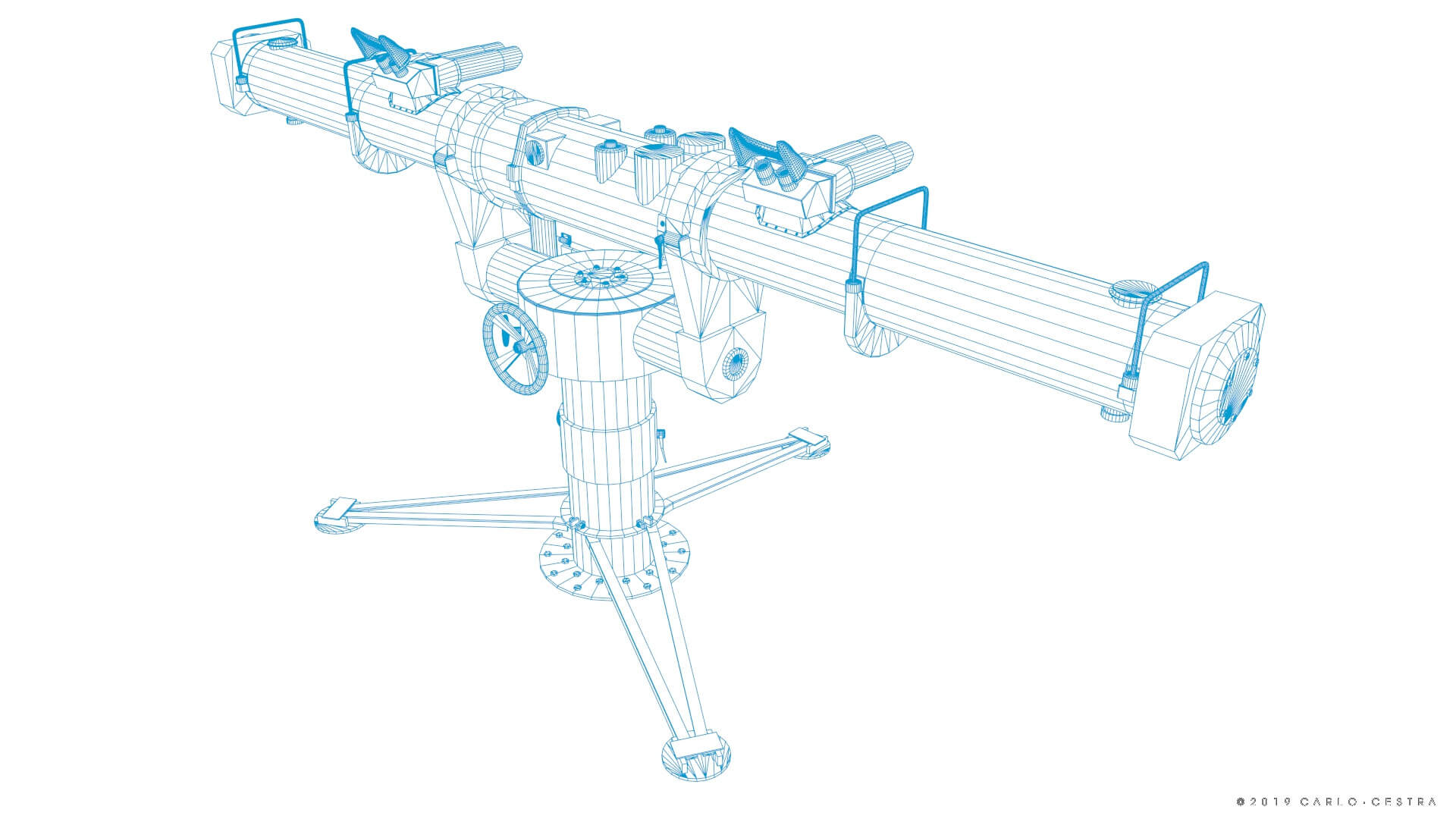 Coincidence Rangefinder 3D Model by Carlo Cestra