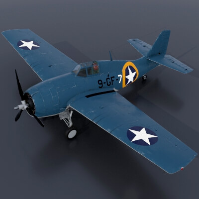 F4F-4 9-GF-7 - Not Rigged