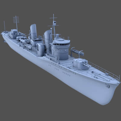 IJN Fubuki Personal License 1/100 Scale