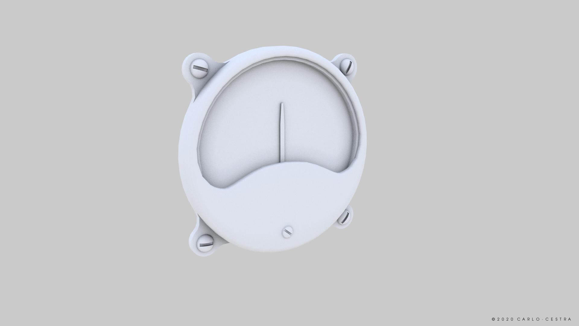 Japanese Navigation Gauge 3D Model by Carlo Cestra