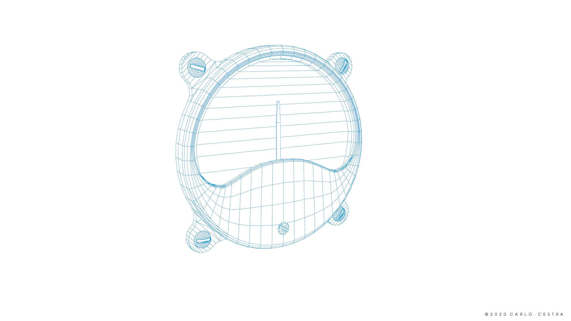 Japanese Navigation Gauge 3D Model by Carlo Cestra