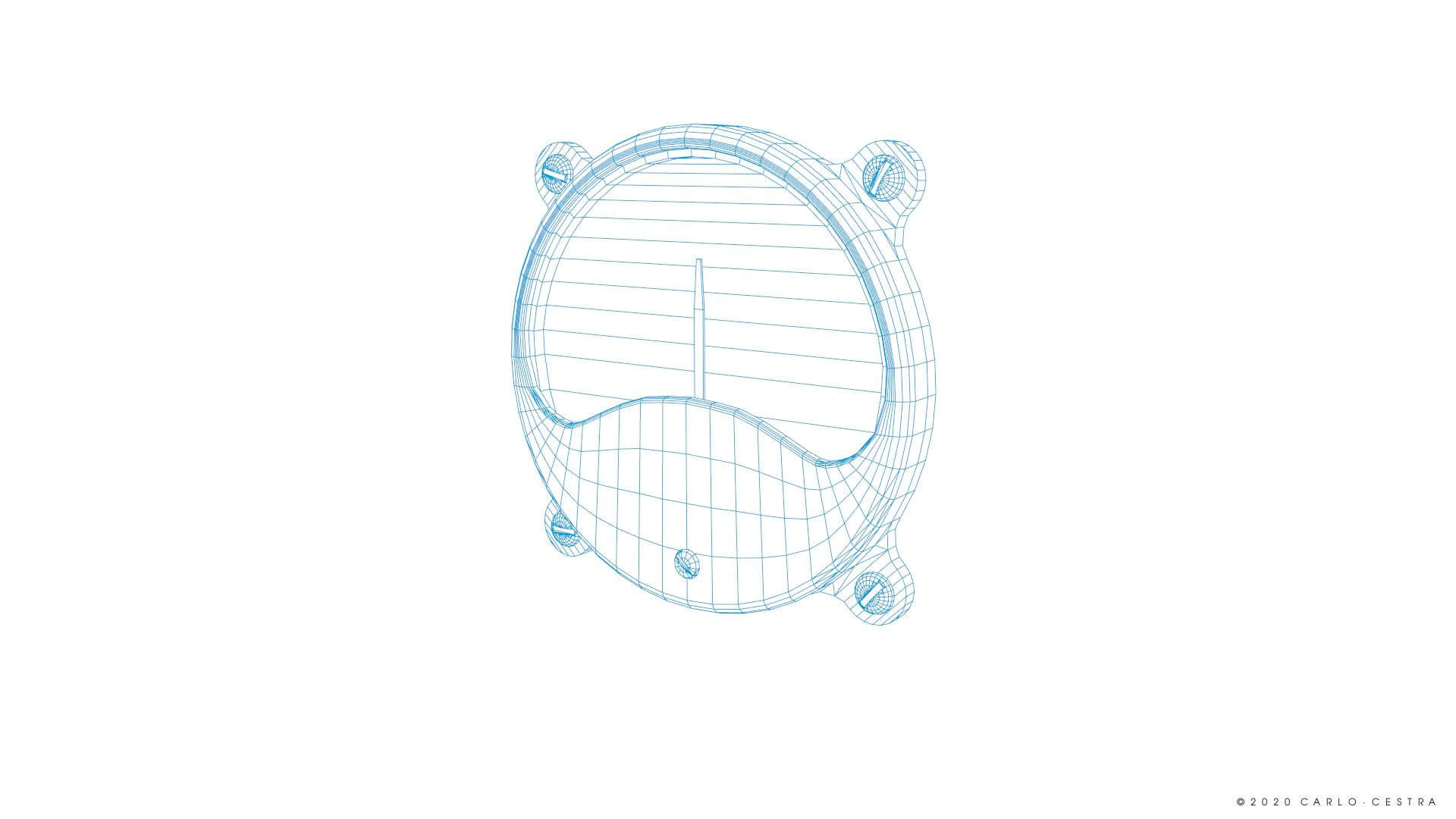 Japanese Navigation Gauge 3D Model by Carlo Cestra