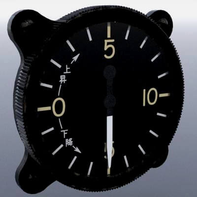 Japanese Rate of Climb Gauge