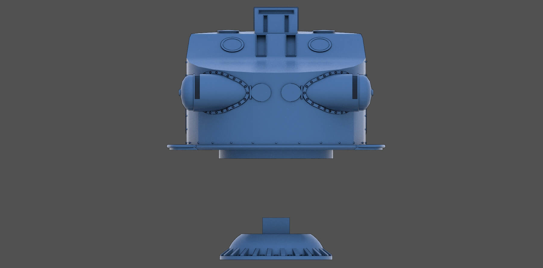 Littorio Class 350cm Range Finder 1/72 Scale - 3D Print Model by Carlo ...