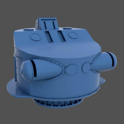 Littorio Class 350cm Range Finder 1/72 Scale