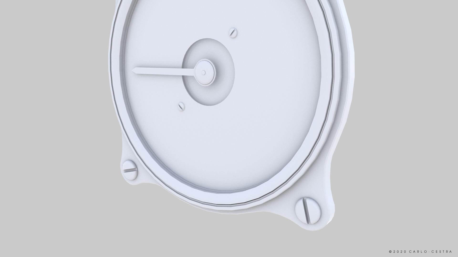 Luftwaffe Rate of Climb Indicator 3D Model by Carlo Cestra