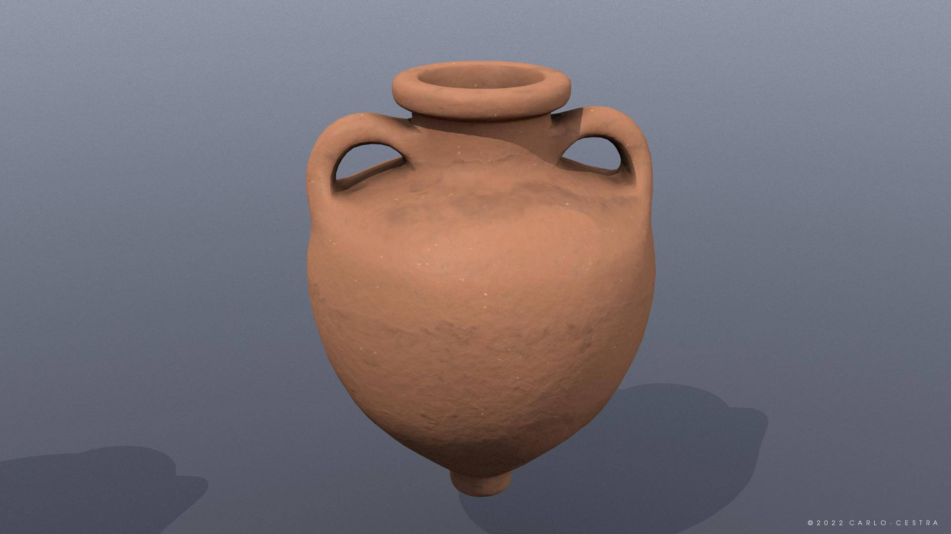 Massaliota Type Amphora 3D Model by Carlo Cestra