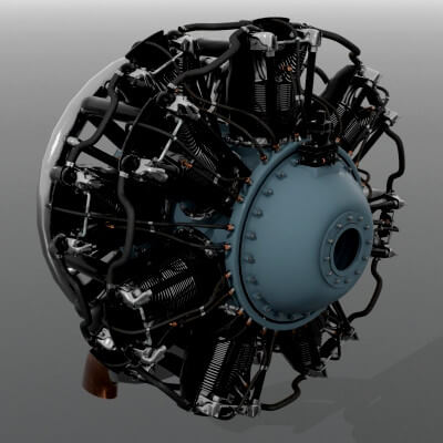 R-1830 Twin Wasp Aircraft Engine