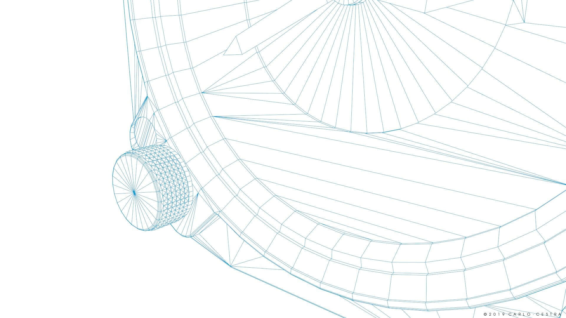 US Altimeter Gauge 3D Model by Carlo Cestra
