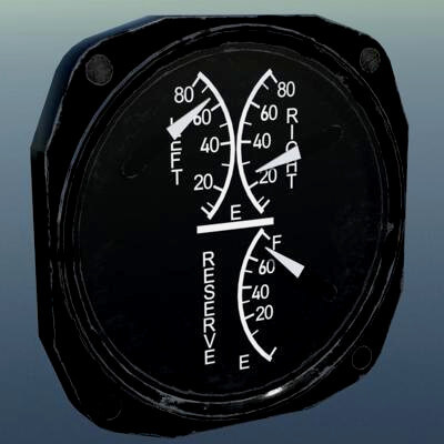 US Fuel Quantity Gauge