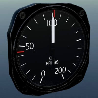 US Oil Pressure Gauge