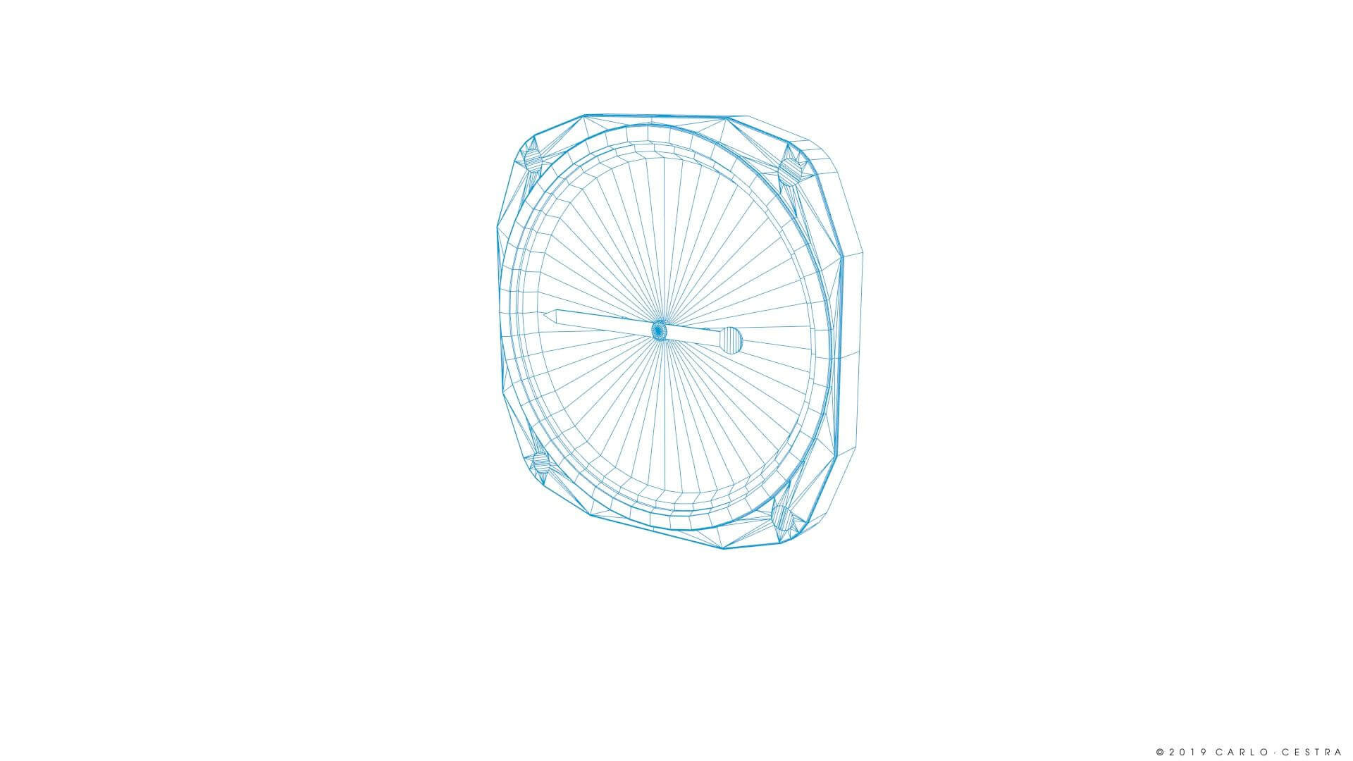 US Rate of Climb Indicator 3D Model by Carlo Cestra