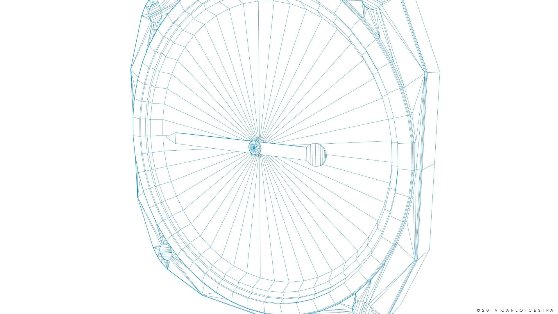US Rate of Climb Indicator 3D Model by Carlo Cestra