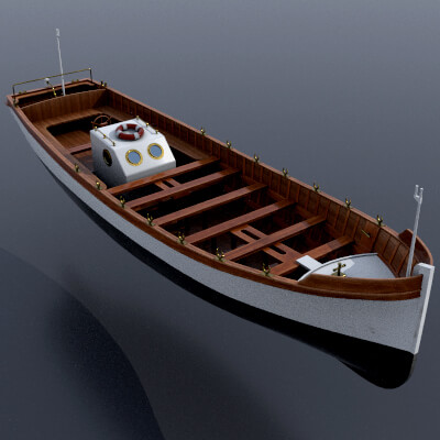 WW2 Italian 13M Motorboat