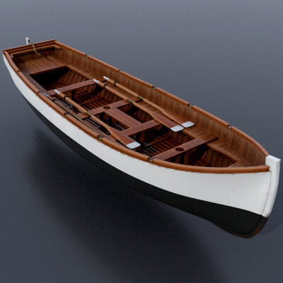 WWII Italian 8.6 Meters Lifeboat