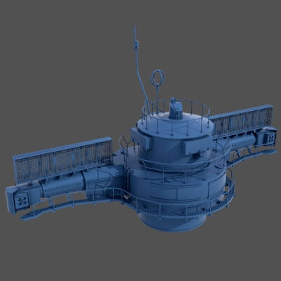 Yamato 15m Main Rangefinder 1/100 Scale